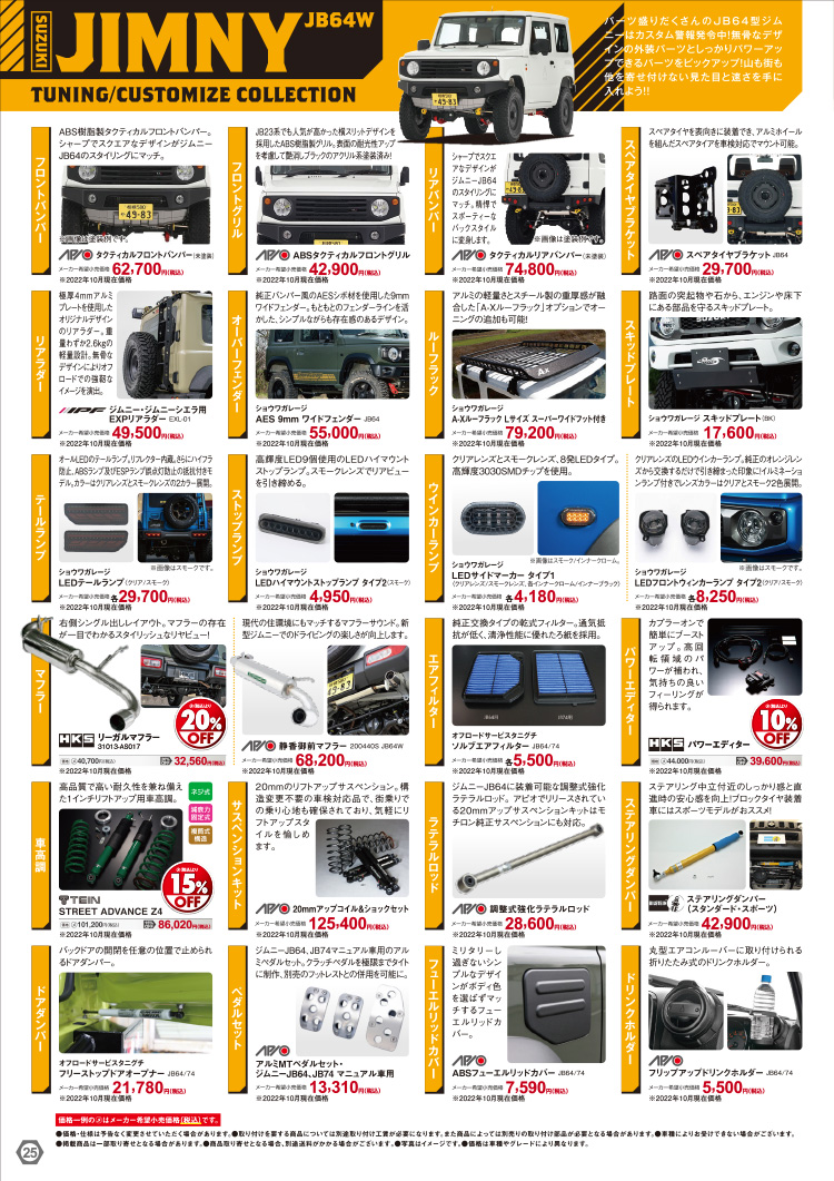 オートバックスヒートアップキャンペーン SUZUKI ジムニーJB64W